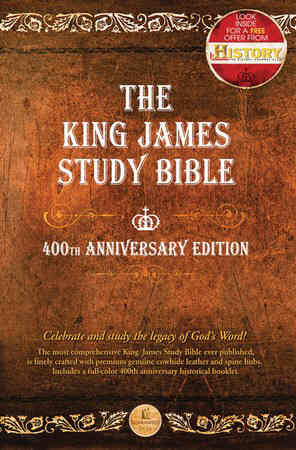 KJV Study Bible 400th Anniversary Ed Genuine Leather Brown, KJV: Book ...