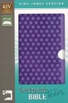 KJV Backpack Bible for Teens, Purple Polka Dot