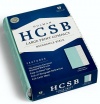 HCSB Large Print Compact Bible, Mint Green LeatherTouch