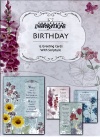 Birthday Premium Cards - Floral Impressions  (Box of 12)