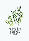 Card - Be Still and Know that I Am God - Psalm 46 vs 10 - BKCA6