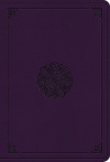 ESV Value Large Print Compact Bible, TruTone, Lavender with Emblem Design