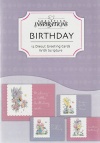 Birthday Cards - Angelic Angels, Deluxe Diecut, Box of 12