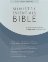 KJV Ministry Essentials Bible, Black Genuine Leather 