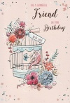 Birthday Card - For A Wonderful Friend on Your Birthday