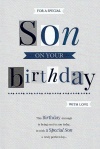 Birthday Card - For A Special Son on Your Birthday - ICG JJ8658