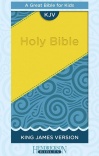 KJV Holy Bible for Kids, Blue/Yellow Imitation Leather 