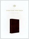 ESV Super Giant Print Bible, Burgundy Trutone 