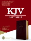 KJV Large Print Compact Reference, Burgundy Leathertouch
