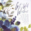 Get Well Wishes - Blue Flowers