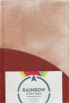 CSB Rainbow Study Bible, Brown Leather Touch