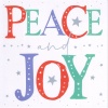 Christmas Cards - Peace and Joy - Pack of 10 - CMS