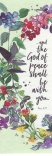 Bookmark - ...and the God of Peace Shall be with you Phil 4:9  (pack of 5)