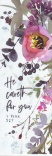 Bookmark - He Careth for you 1Peter 9:7  (pack of 5)