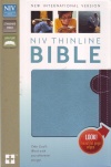 NIV Thinline Bible, Duo-tone Chocolate / Turquoise