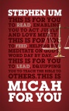 Micah For You: Acting Justly, Loving Mercy  - GBFY