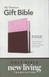 NLT Premium Gift Bible, Pink & Brown