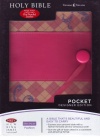NKJV Pocket Bible: Leather Cloth Pink