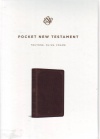 ESV Pocket New Testament with Psalms and Proverbs, Trutone Olive