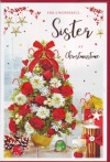 Christmas Card - For a Wonderful Sister at Christmastime - CMS