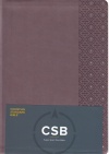 CSB Super Giant Print Reference Bible, Leather Touch Grey