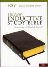 ESV - New Inductive Study Bible,  Burgundy Genuine Leather