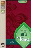 KJV - Bible for Teens, Italian Duo-Tone, Razzleberry