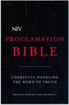 NIV - Proclamation Study Bible - Hardback
