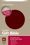 NLT Compact Gift Bible Burgundy Bonded Leather