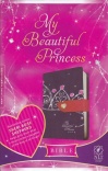 NLT - My Beautiful Princess Bible, Purple Crown/Pink