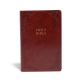 CSB Large Print Personal Size Reference Bible - Burgundy Leathersoft