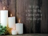 Christmas Cards - Four White Candles - Pack of 10 - CMS