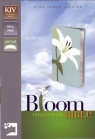 KJV Thinline Bloom Collection Compact Bible, White Lily