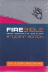 NIV Fire Bible Student Edition Grey / Pink Flexisoft	
