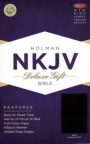 NKJV - Deluxe Gift Bible, Black LeatherTouch 